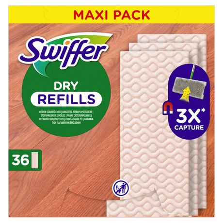Recharge de nettoyage Swiffer - 36 pièces.