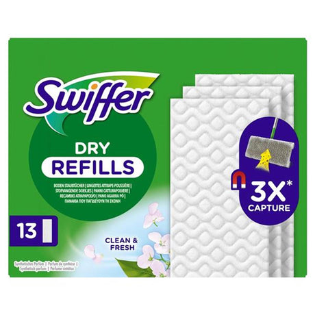 Lingettes sèches nettoyantes pour sols Swiffer (52 pièces)