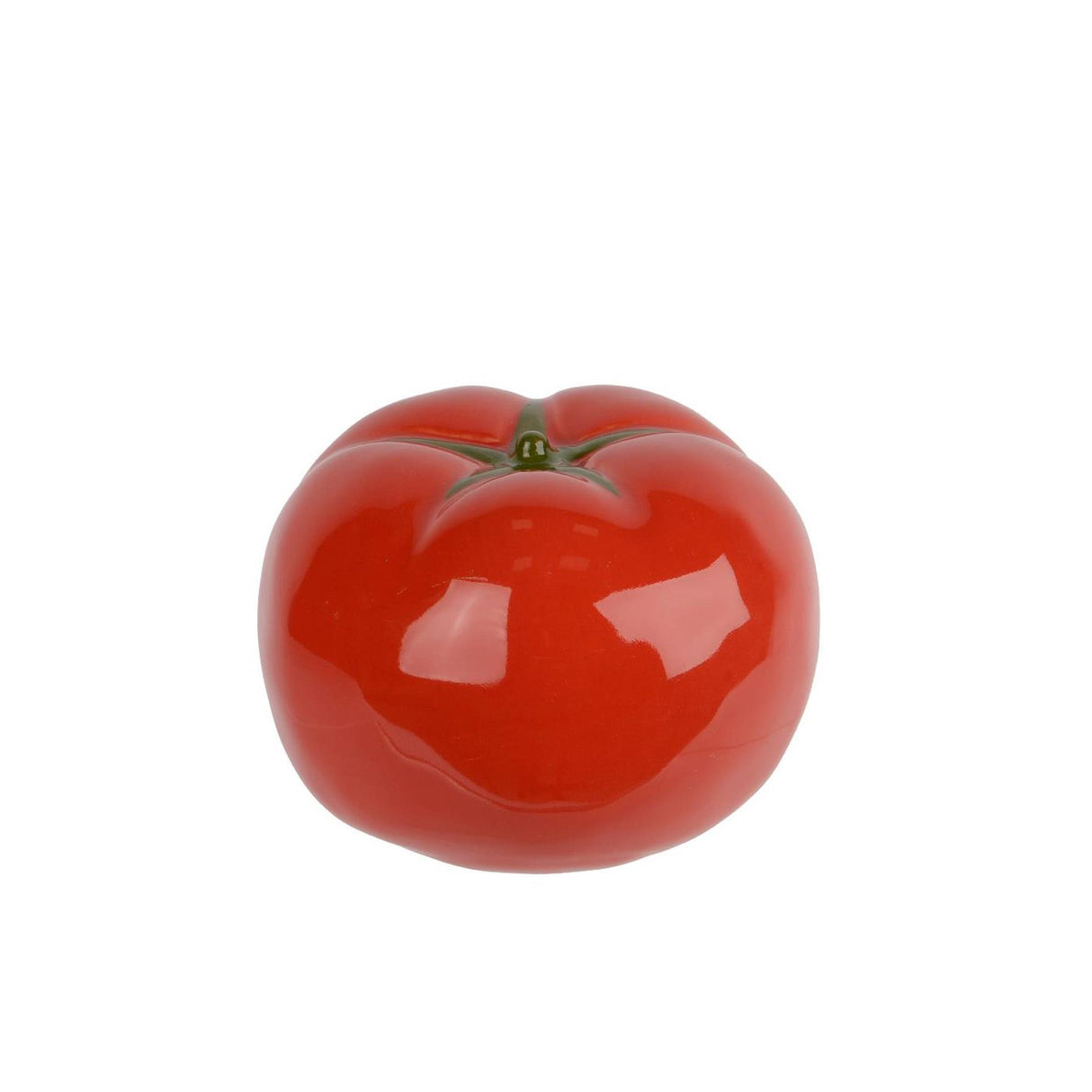 Decoris décoration tomate végétale porcelaine 9x9x6,5cm