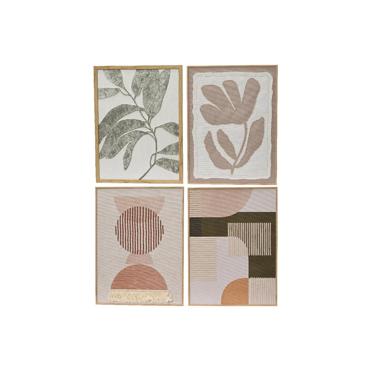 Decoris toile déco murale 30x1,5x40cm 4 assortis