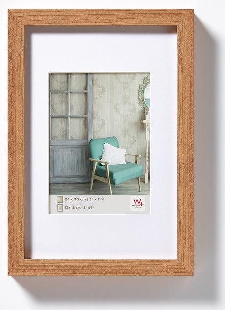 Walther Stockholm - cadre en bois mdf - format photo 20x30 cm - hêtre
