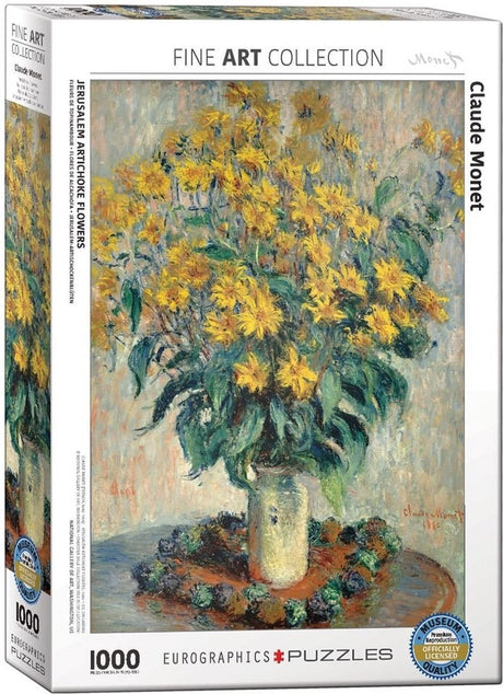 Eurographics - Fleurs de topinambour [topinambours] - Claude Monet - 1000 pièces 48×68cm (l×h) - puzzle d'art