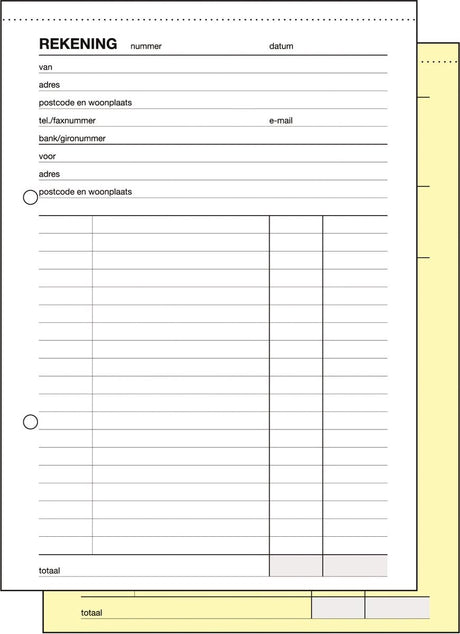 Bloc-notes Sigel a5 - express - 2x50 feuilles - autocopiant - si-30265