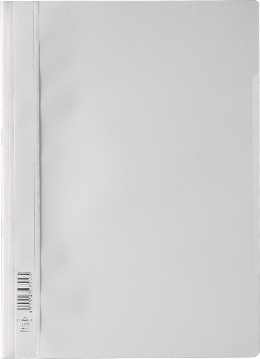 Dossier à fixation rapide durable ft A4 blanc 25 pièces