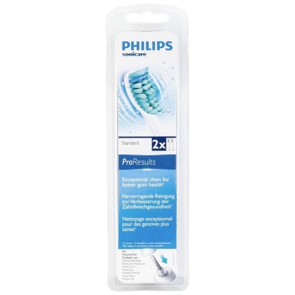 Philips Sonicare Proresults HX6012 07 têtes de brosse 2 pièces