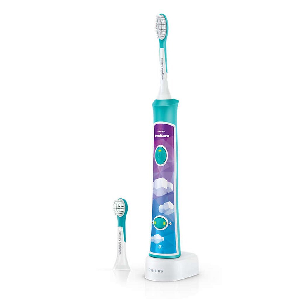 Philips HX6322 04 Sonicare for barn elektrisk tannbørste grønn hvit