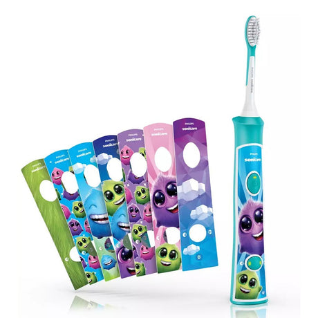 Philips hx6322 04 sonicare pour enfants brosse à dents électrique vert blanc
