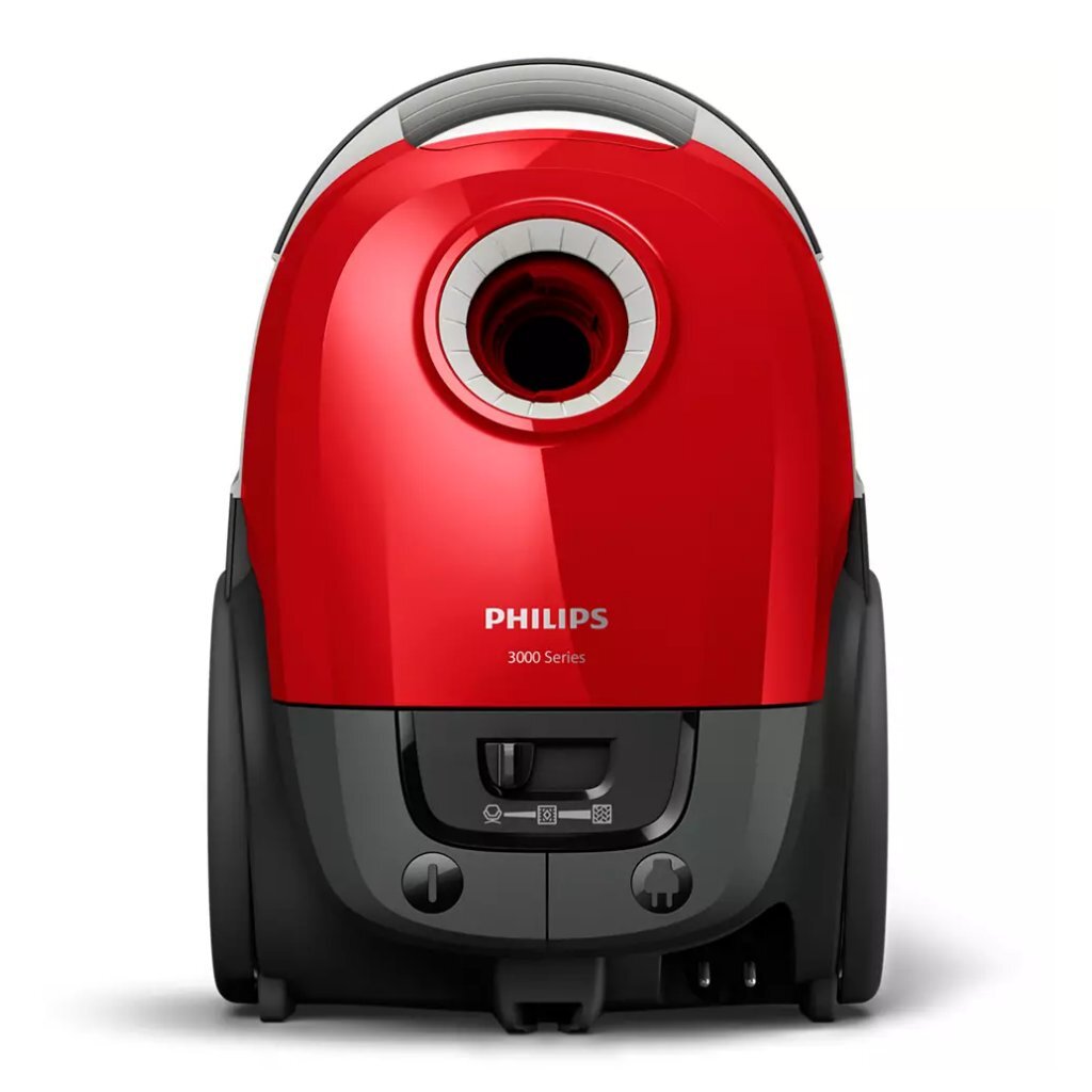 Philips XD3140 09 3000 Serie Performer Compact Vakuumreiniger 900W rot schwarz