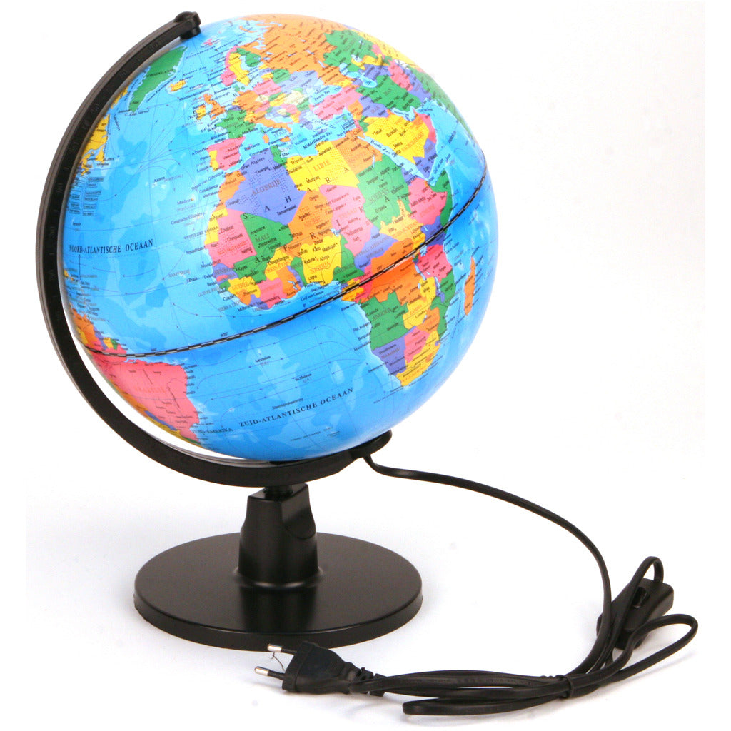 Globe di base con luce LED olandese 25 cm