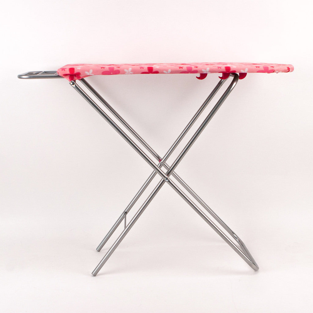 Basic ironing board 71x60 cm silver pink