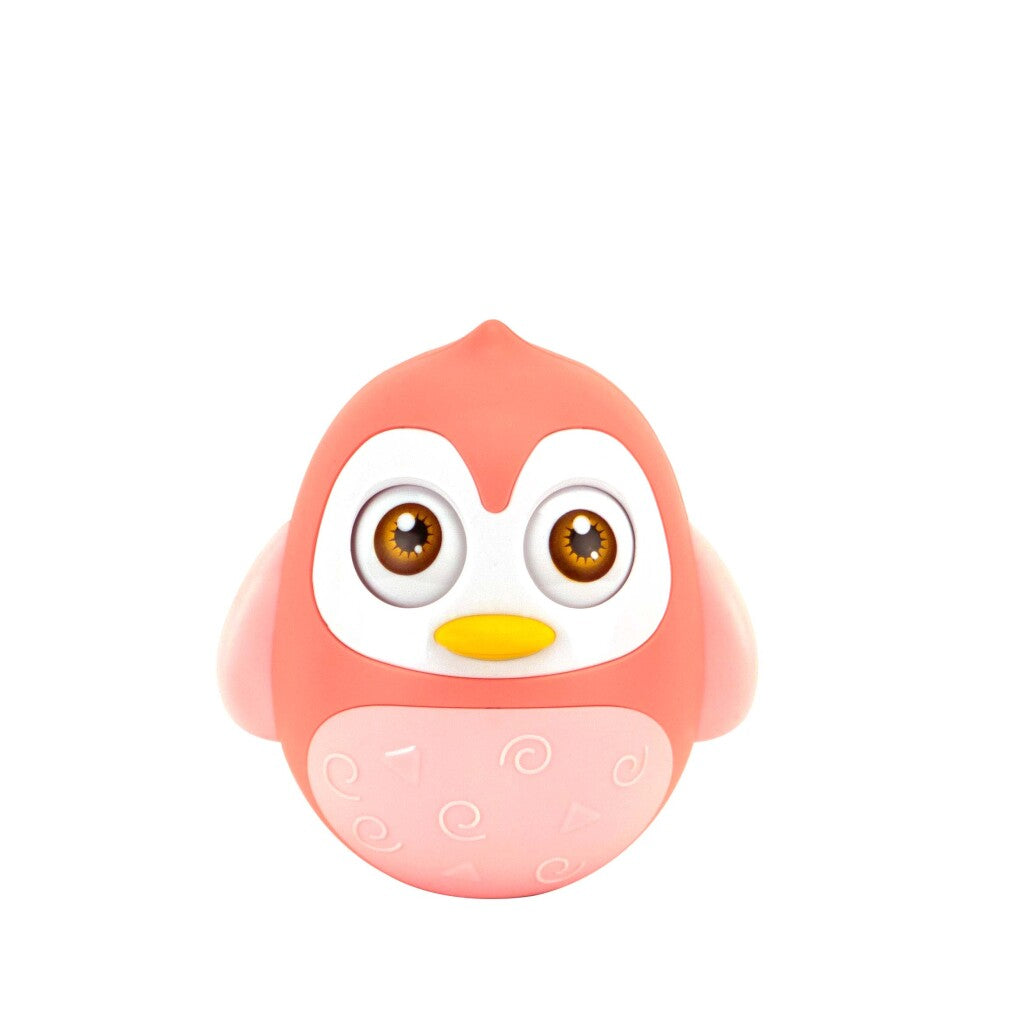 Gobelet pingouin Happy World + son rose