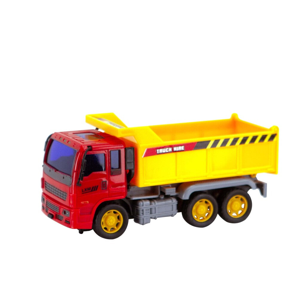 Basic tipping truck red yellow