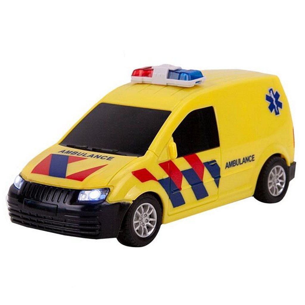 Grundläggande RC -ambulans med ljus