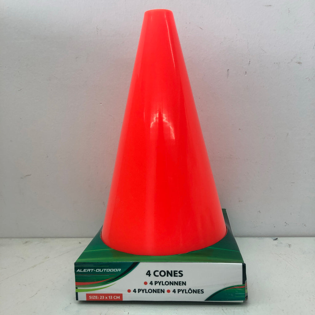 Cônes d'extérieur Alert orange (4 pièces) | 6 pièces