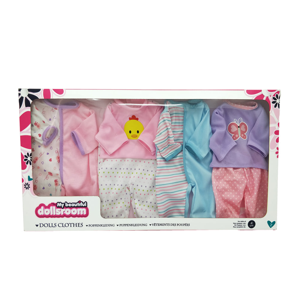 My Beautiful Dolls Room My Beautiful Dollsroom Doll Clothing Set 4 Pieces 41 cm