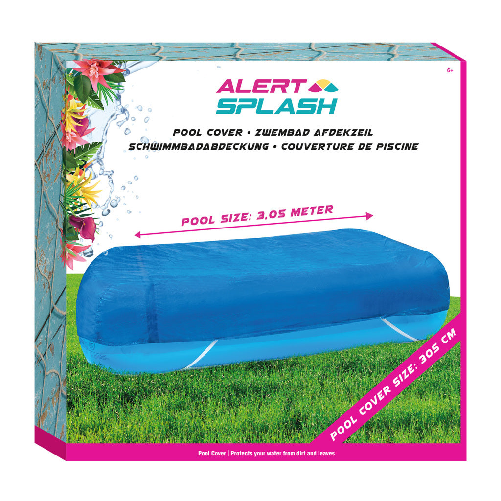 Couverture de piscine Alerte 305x183x46 cm
