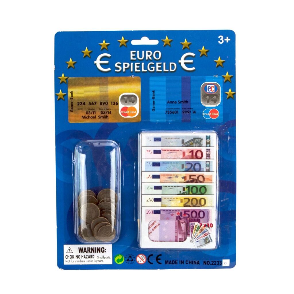 Pièces et billets en argent fictif de base