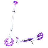 Trottinette Alert Spinout en aluminium à grandes roues blanc violet