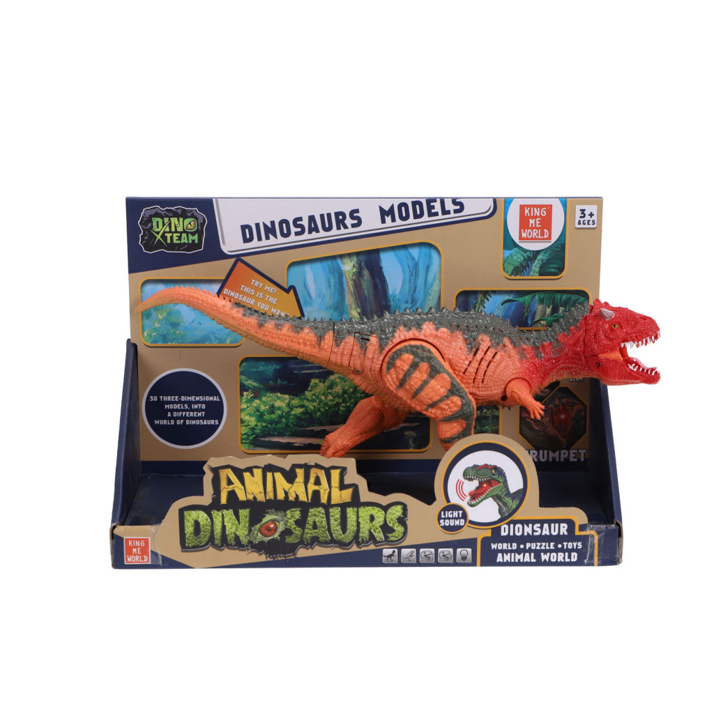 Dino avec lumière et son 2 assortis | 2 pièces
