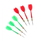Cible de fléchettes No Brand double face avec 6 flèches 37 cm | 3 pièces