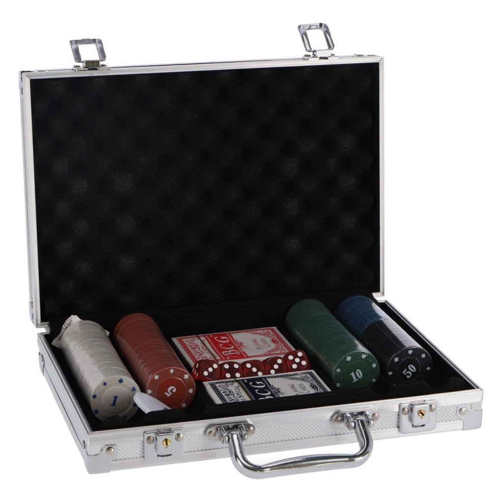 Jeu de poker de marque privée Osa en coffret de 200 pièces avec 2 jeux de cartes à jouer et de jetons
