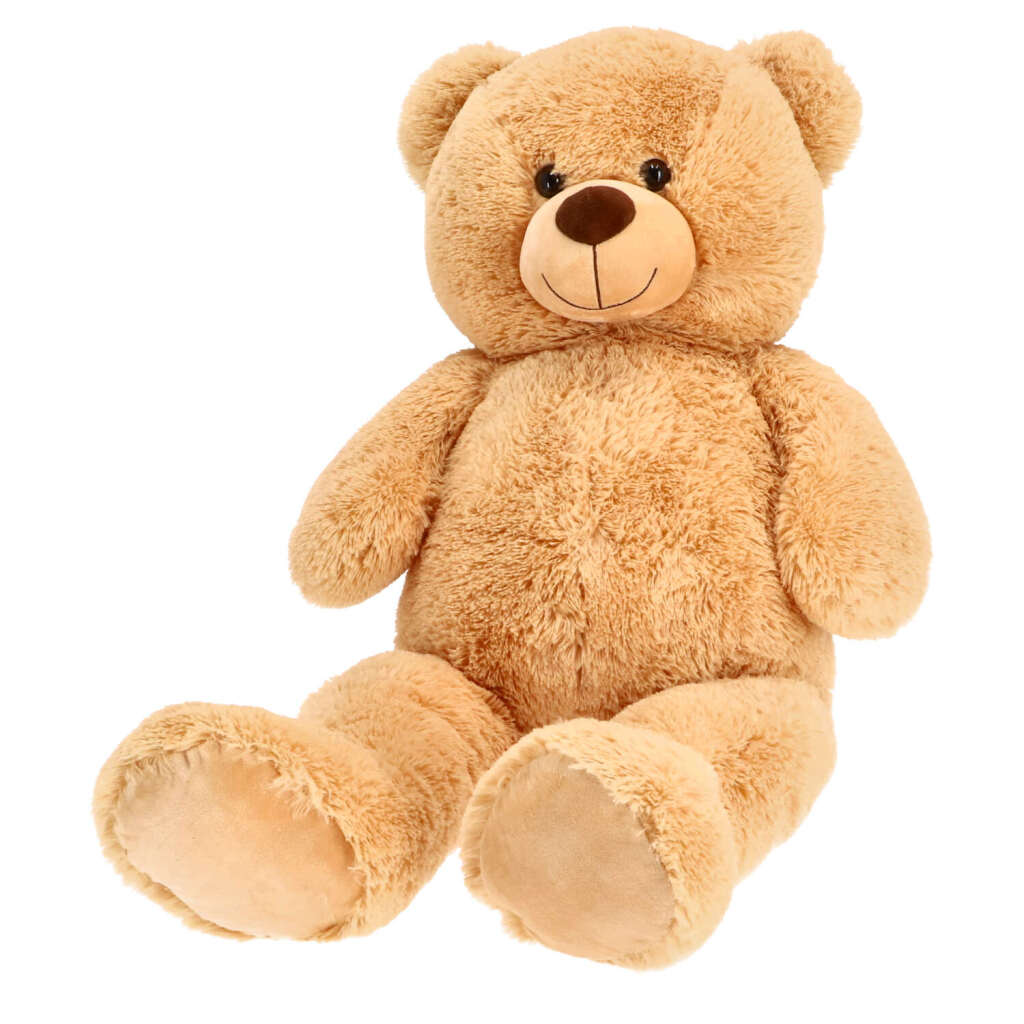 Plucchiez abbraccio Bear seduto 100 cm chiaro marrone