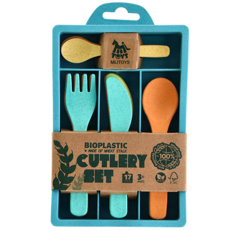 Autres marques mlitoys set de couverts en bioplastique 17 pièces