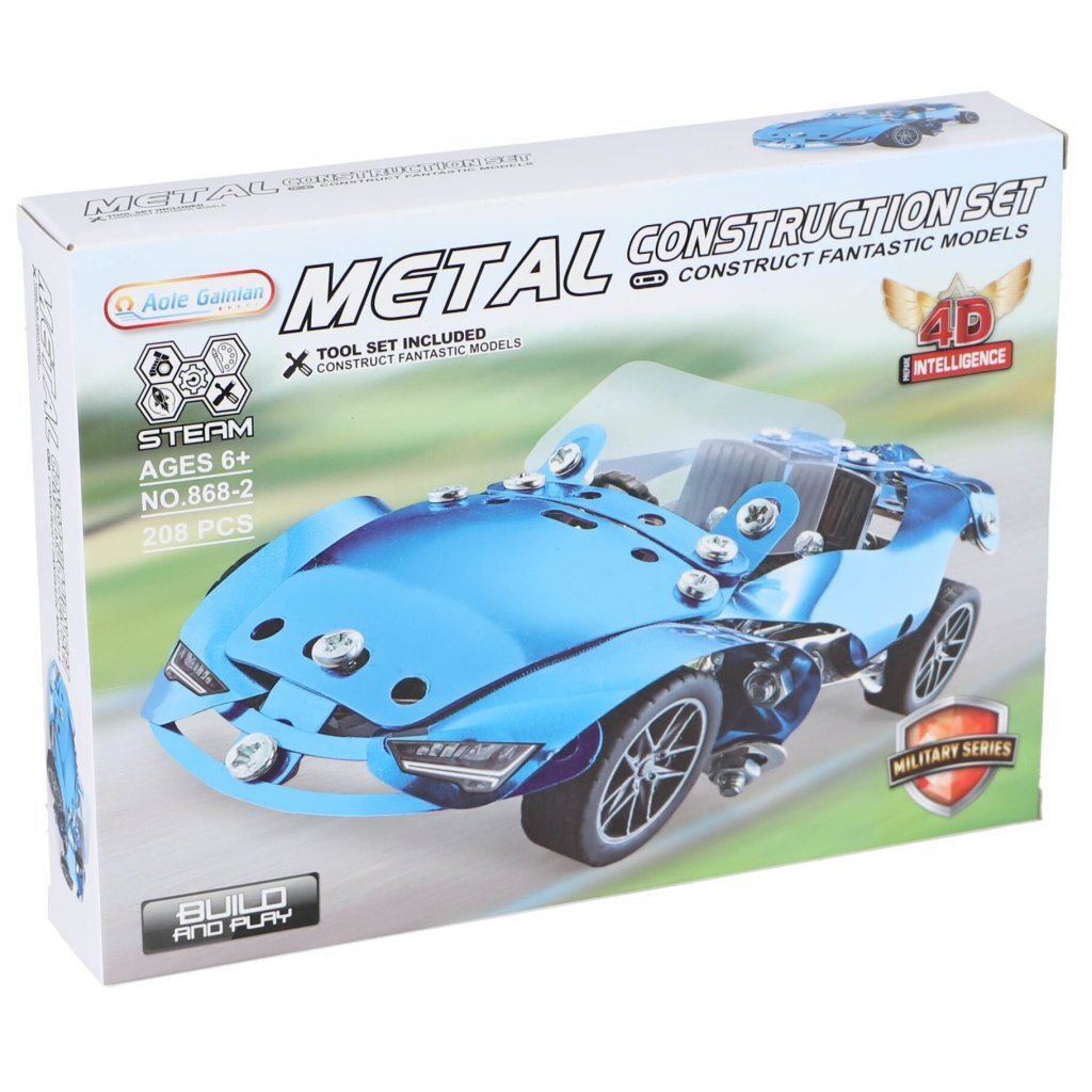 Jeu de construction de voiture de sport en métal d'autres marques