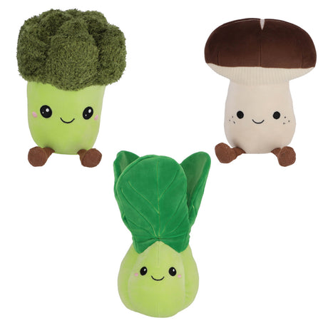 Pluchiez peluche légumes 3 assortis | 3 pièces