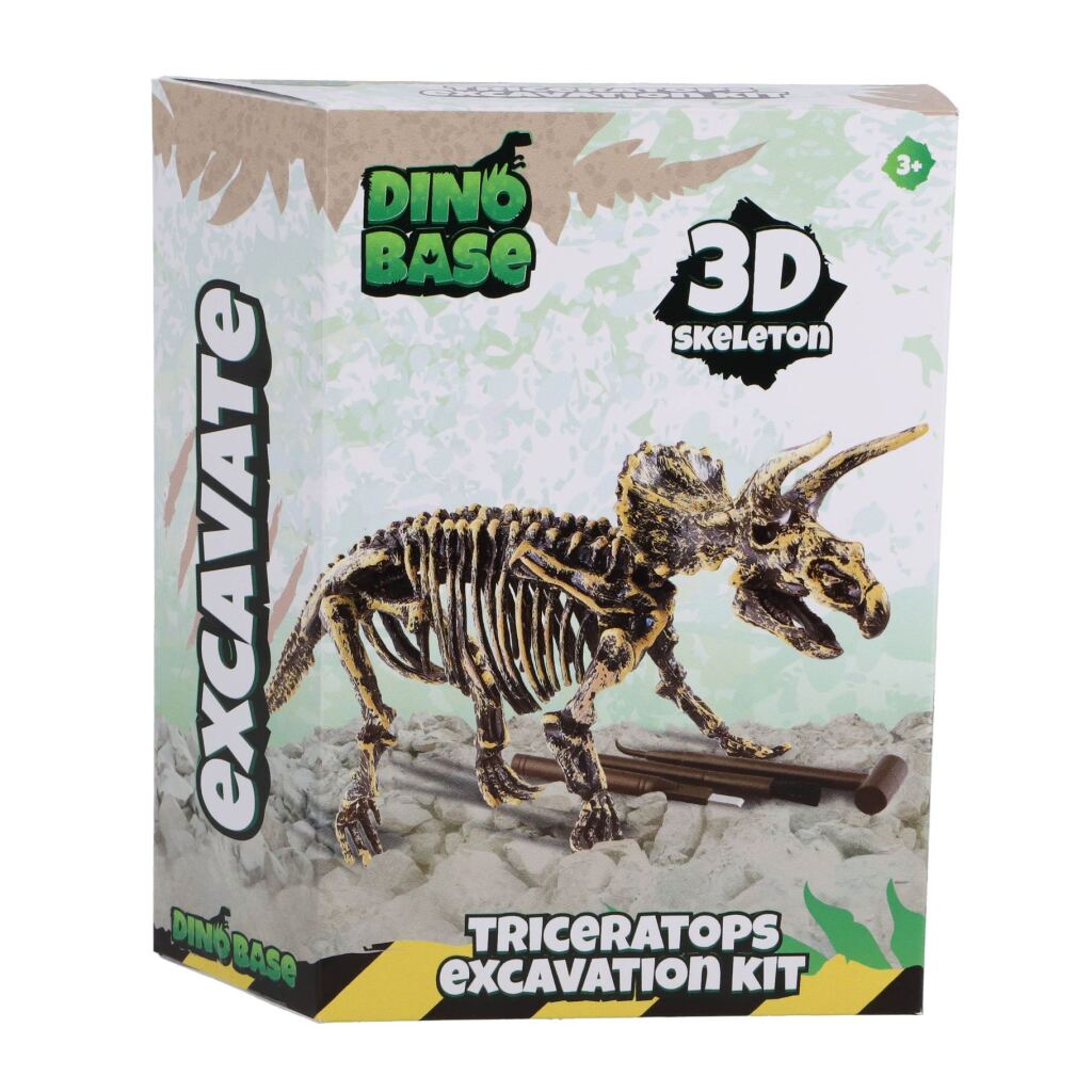 Dinobase dino 3d triceratops kostra