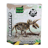 Dinobase dino 3d triceratops skelet