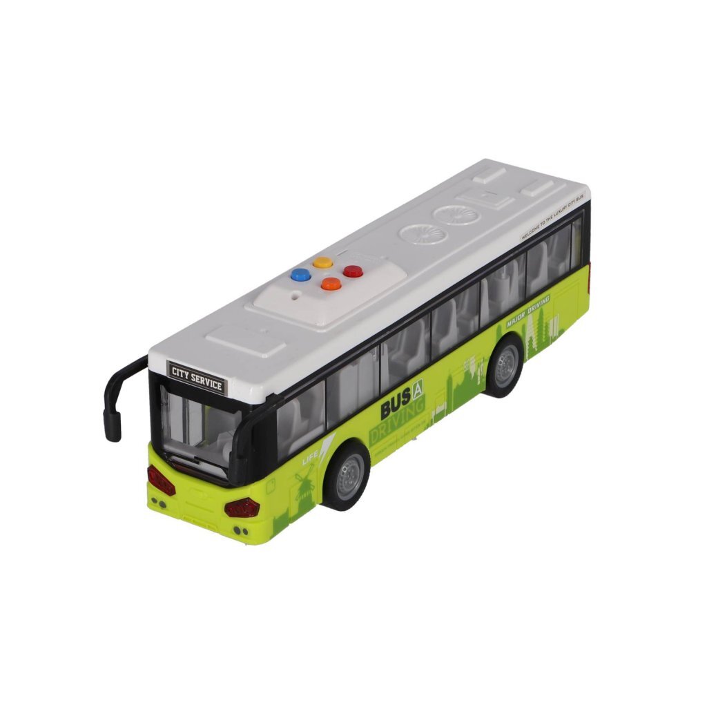 Bus urbain à roues rapides 1:16 avec lumière et son | 2 pièces