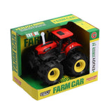Tracteur autres marques 15 cm + lumineux et sonore rouge noir