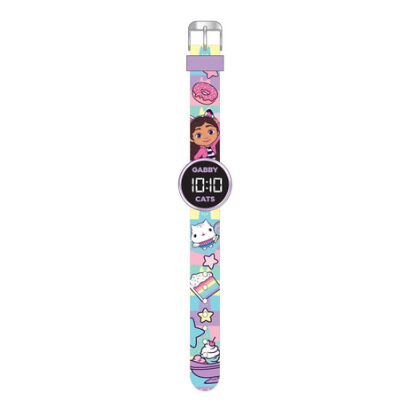 Accutime Gabby's Dollhouse Watch LED ronde, batterie amovible | 3 pièces
