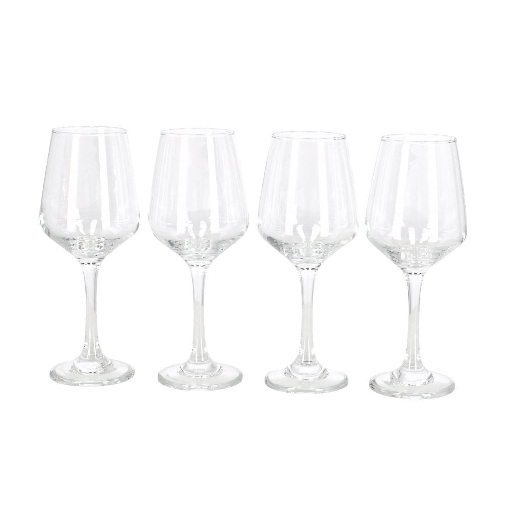 Verre à vin quotidien pour la maison 400 ml lot de 4 | 6 pièces