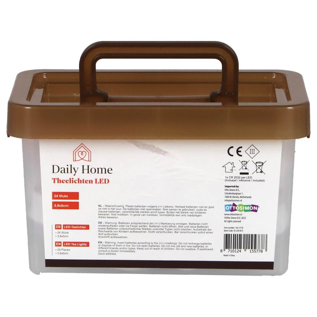 Bougie chauffe-plat LED Daily Home 24 pièces | 6 pièces