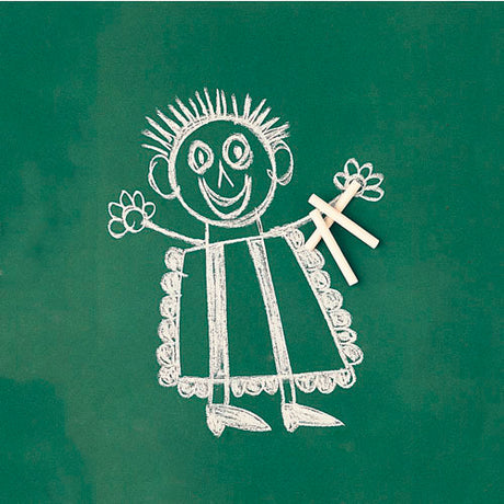 Ses crayons blancs 12 pièces