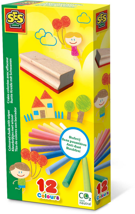 Ensemble de crayons de couleur avec gomme