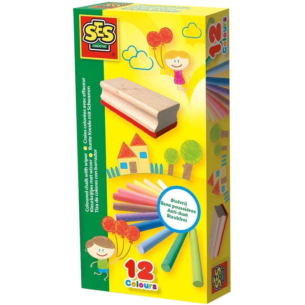 SES Creative Color Chalk mit Scheibenwisch