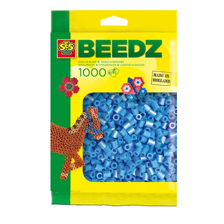 Ses perles thermocollantes - bleues, 1000pcs.