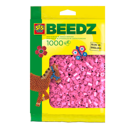 Ses creative perles thermocollantes ses - rose, 1000pcs.