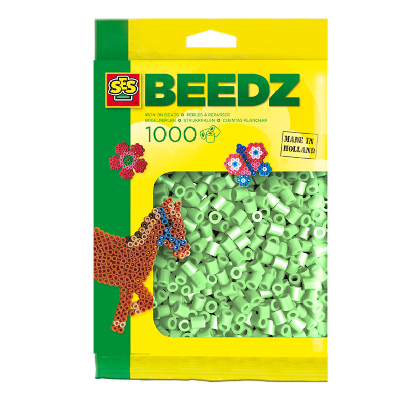 Ses perles thermocollantes - vert menthe, 1000pcs.