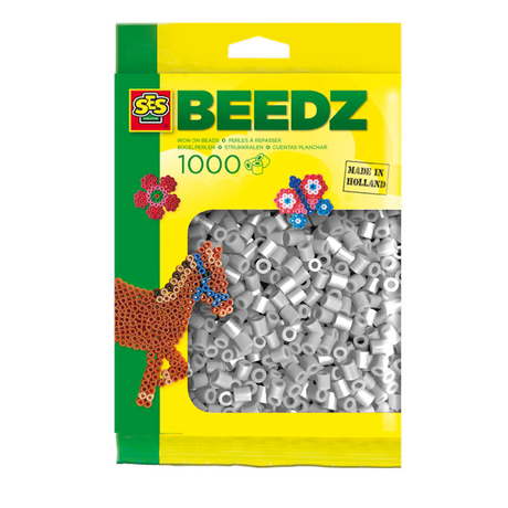 Ses perles thermocollantes - gris, 1000 pcs.