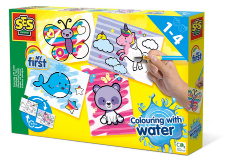 Ses créatives ses mes premiers coloriages à l'eau - animaux fantastiques