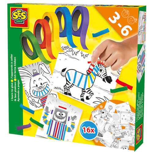 Ses séances créatives j'apprends à coller