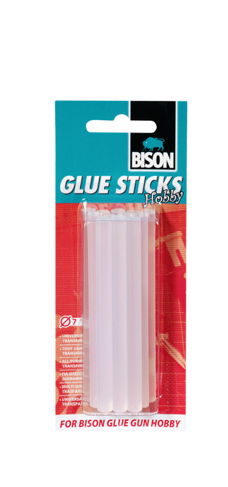 Bâtons de colle Bison blister hobby 12 x 7 mm | 6 pièces