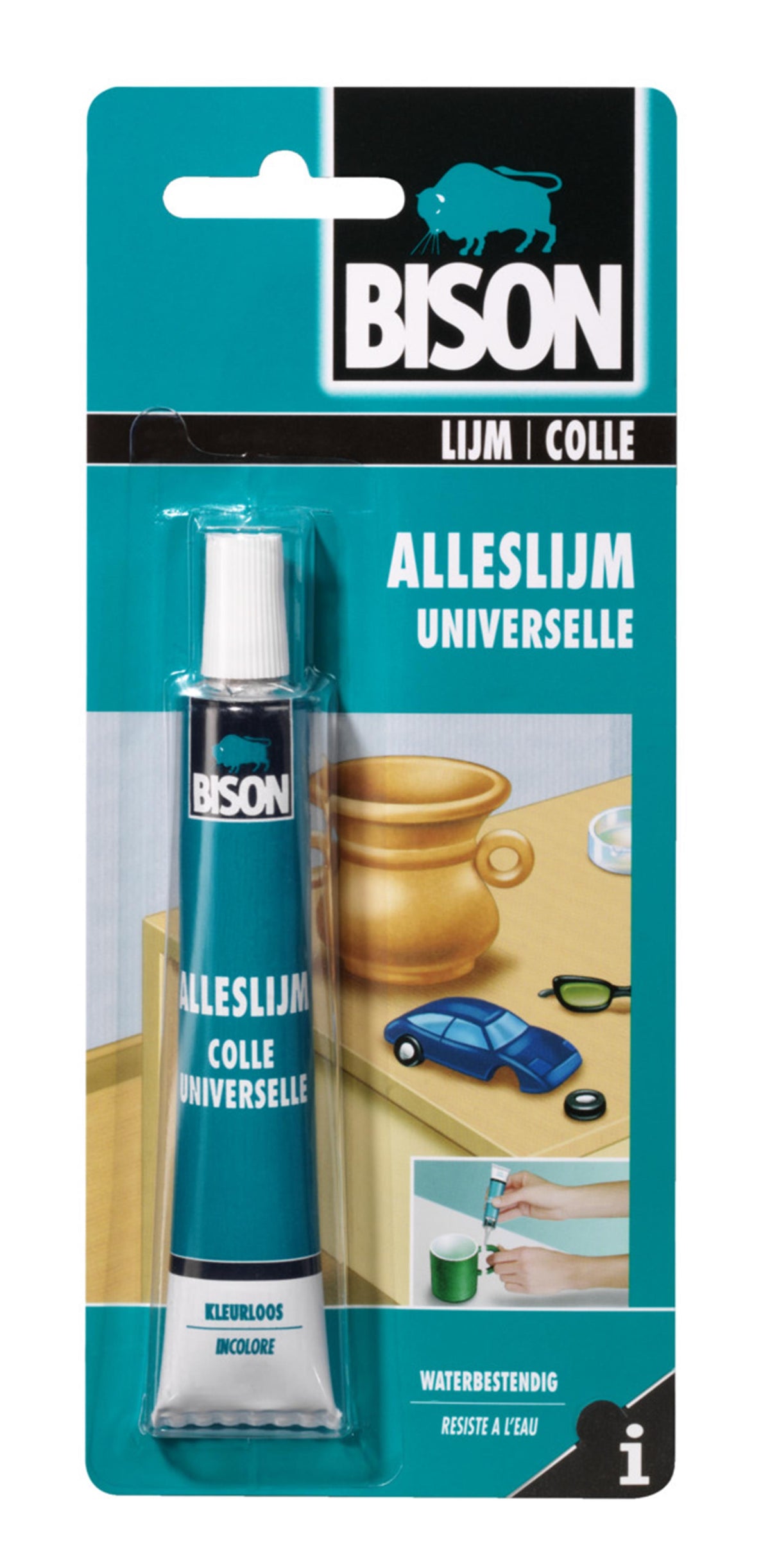 Colle tout usage Bison 25ml résistante à l'eau