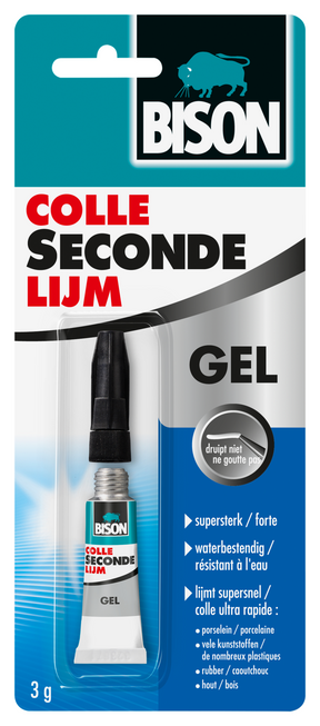 Blister de gel super colle Bison | 3g-1490288