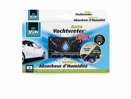 Absorbeur d'humidité Bison pour voiture 300gr | 2 pièces