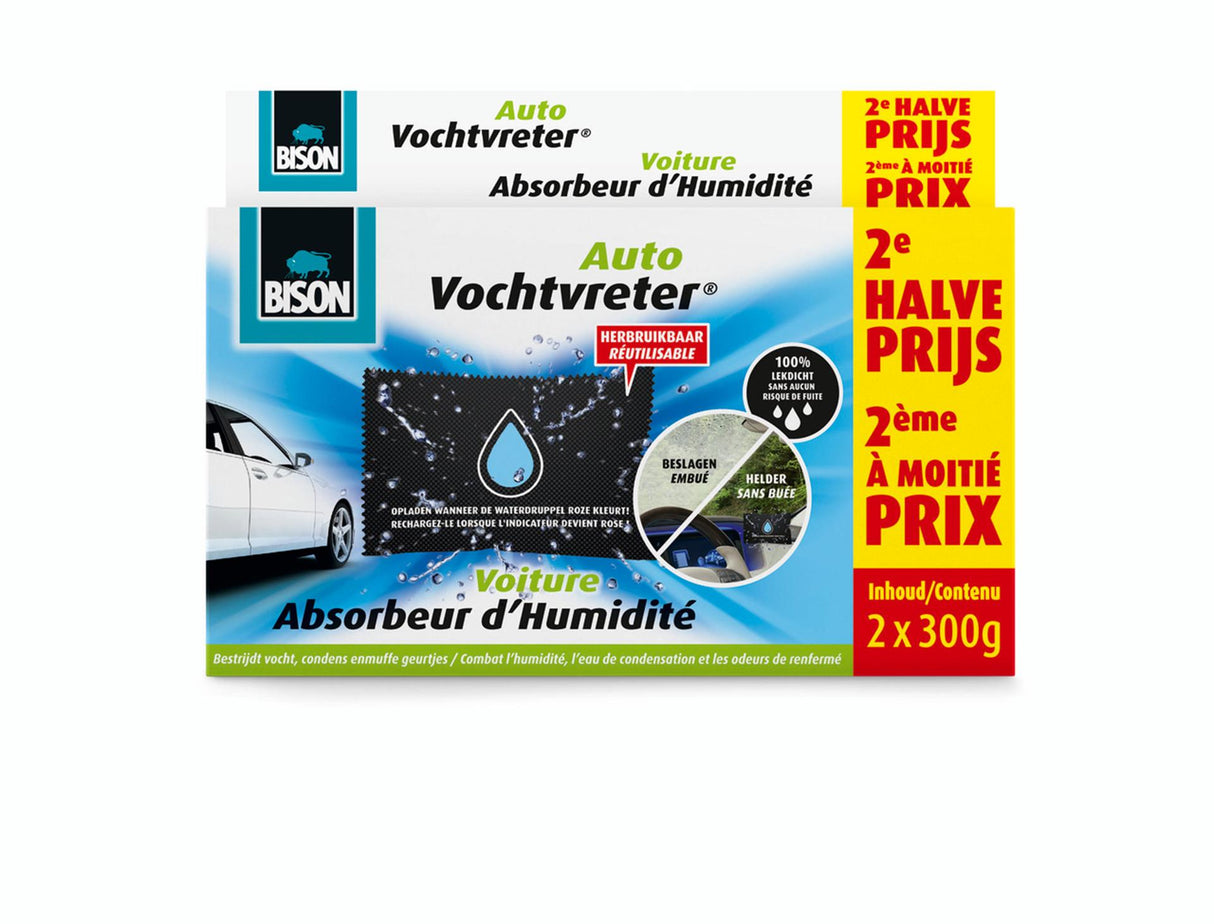 Bison absorbeur d'humidité voiture 2ème moitié prix